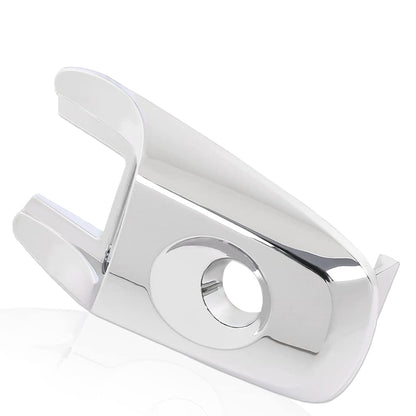 G-PLUS 1PC Front Driver Chrome Exterior Door Handle Lock Cylinder Cap Compatible with 2011-2019 Ford Explorer Silver
