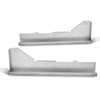 G-PLUS Inner Rocker Panel Support Braces Compatible with Chevy Camaro Pontiac Firebird 1967-1969 Silver