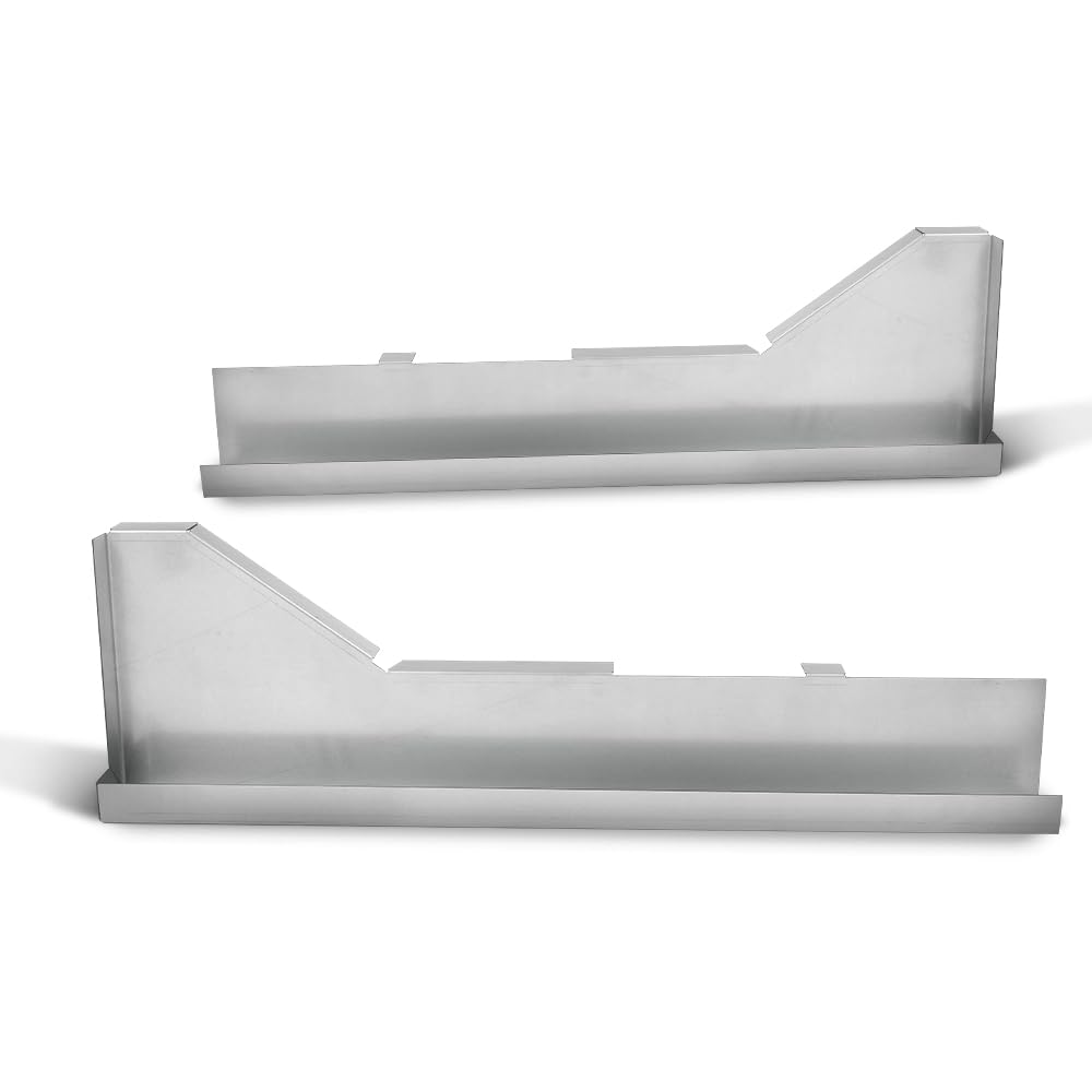 G-PLUS Inner Rocker Panel Support Braces Compatible with Chevy Camaro Pontiac Firebird 1967-1969 Silver