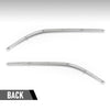 G-PLUS Pair Front Outer Bumper Face Bar Trim Compatible with Benz E350 / E550 Base Convertible 2-Door 2011-2013 2078852021, 2078851921, MB1047115, MB1046115 Silver