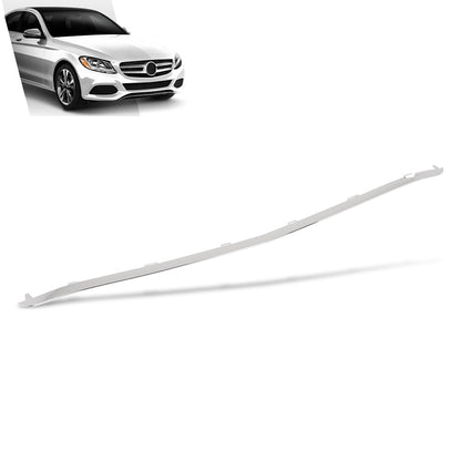 G-PLUS Front Bumper Trim Molding Chrome, Compatible with Benz C300 2015-2018, Silvery, 2058850123-PFM, 2058853123, MB1044123, 15731898