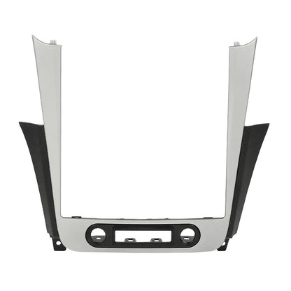G-PLUS Radio Dash Bezel Trim Vent Compatible with Chevy Malibu 2008-2012 Sliver & Black Dashboard Cover