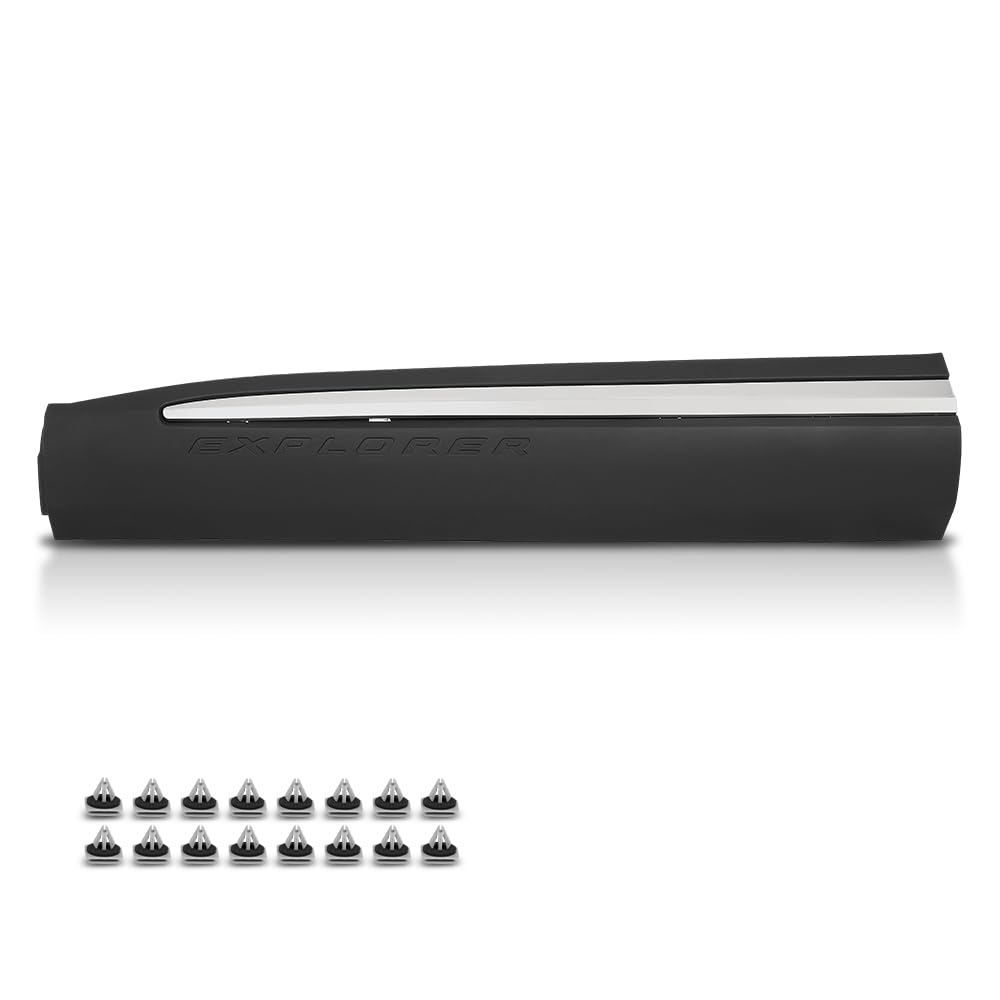 G-PLUS Front Left Lower Door Moulding Chrome Trim, Compatible with Ford Explorer 2020-2023, Driver Side