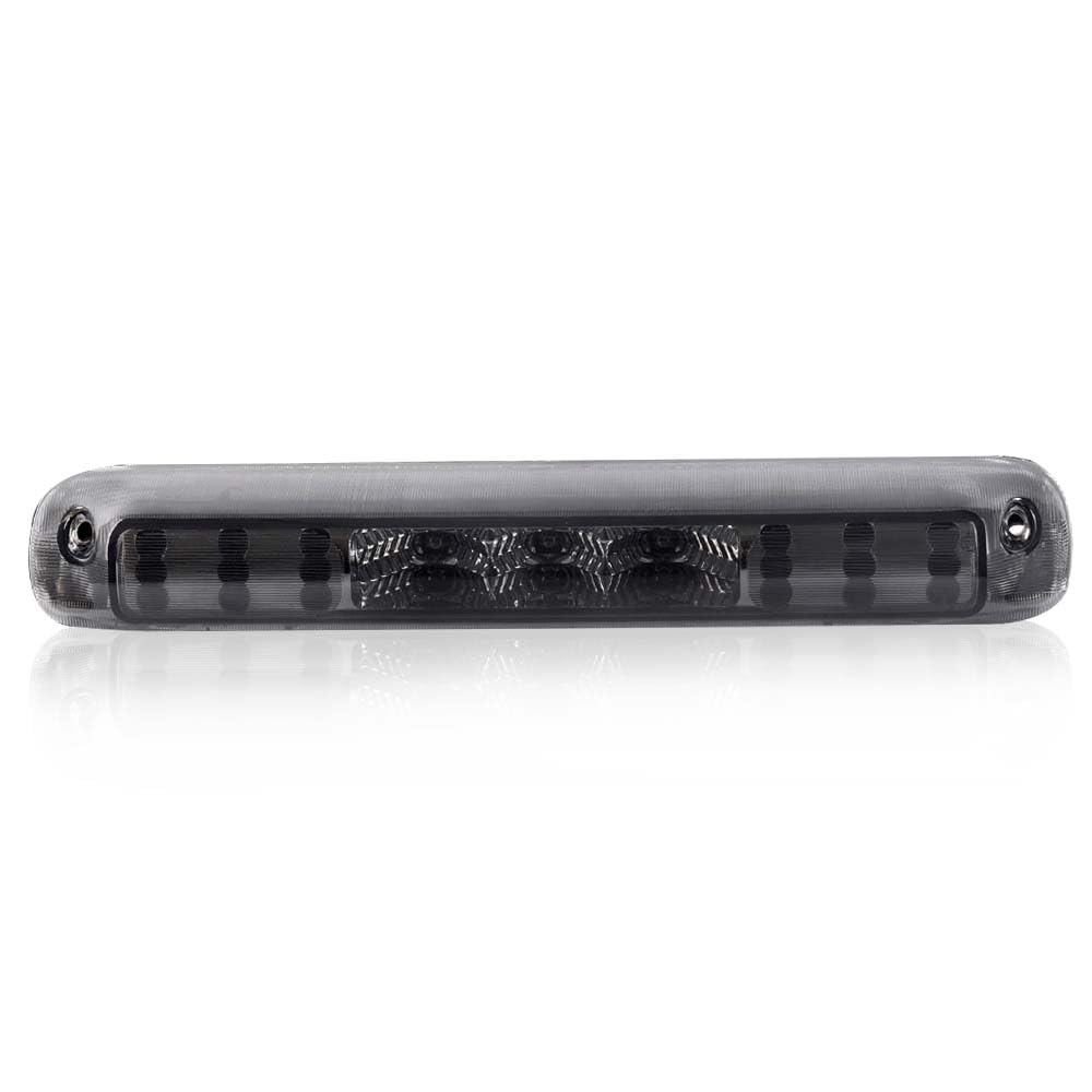 G-PLUS LED Third Brake Light Compatible with Chevy Silverado/GMC Sierra 1500 2500 3500 1999-2006 3rd Cargo Tail Stop Lamps, Smoky Lens Chrome Housing, 264115BK 5978318