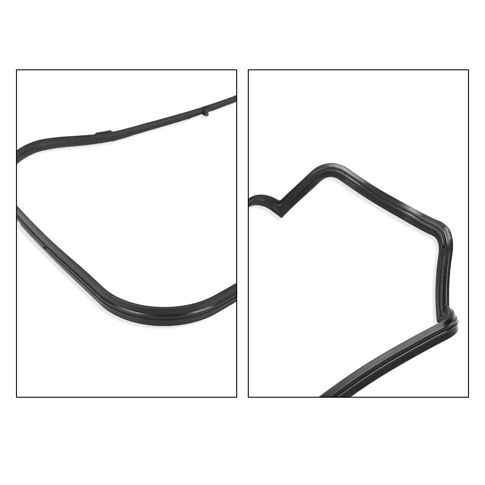 G-PLUS Valve Cover Gasket Seals Set Compatible with Acura MDX RDX RL TL 3.5L 3.7L 2010-2014/Fit Honda Accord 3.5L 2008-2014 VS50773R, VS50558