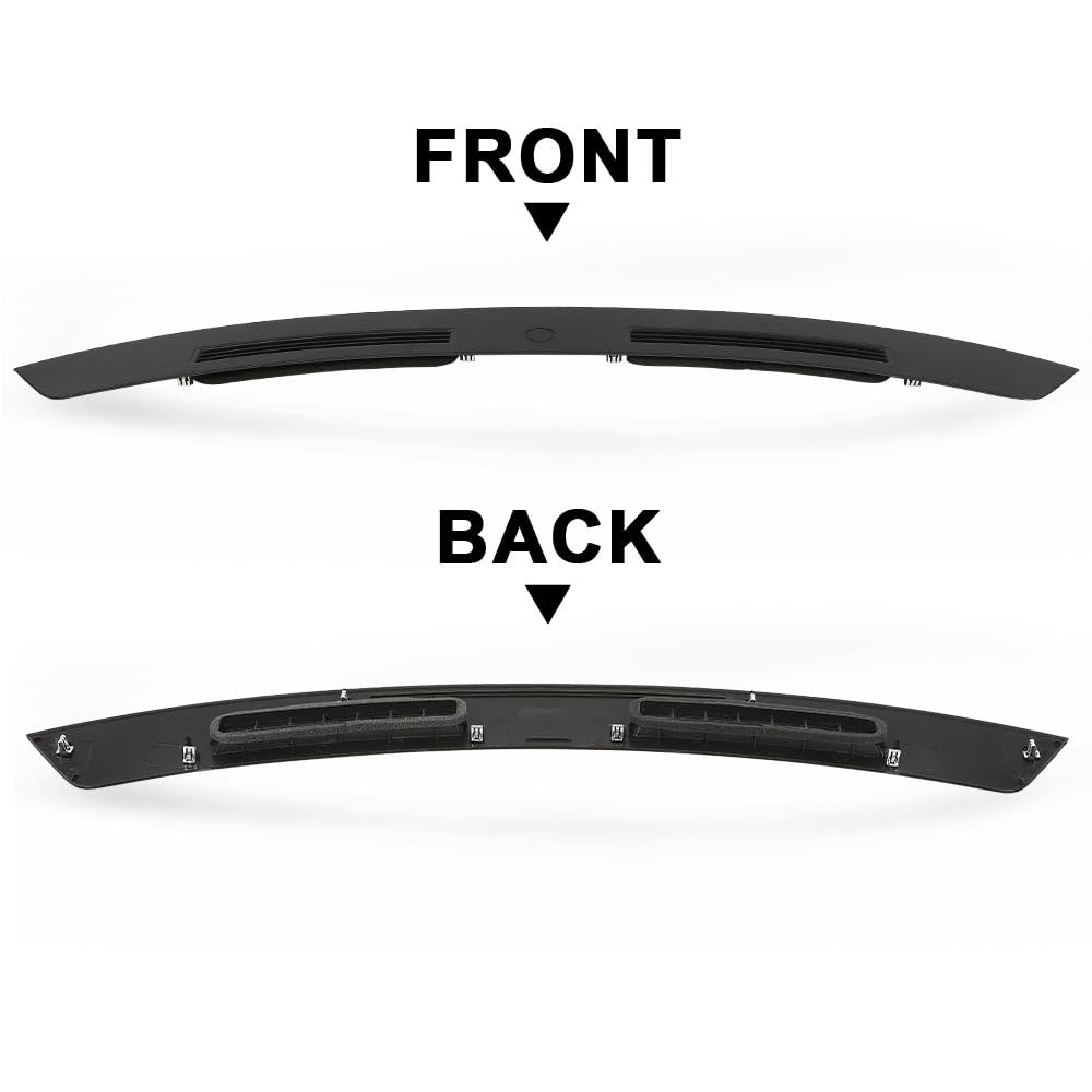 G-PLUS Defrost Vents Upper Dash Pad Trim Panel Slate Black Without Sun/Light Sensor Cutout Compatible with 2005-2007 Chrysler 300 STK8005