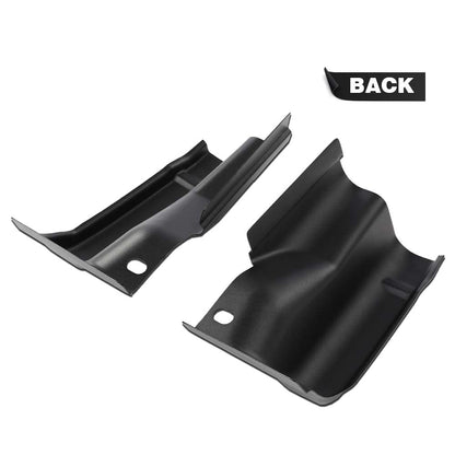 G-PLUS Outer Rocker Panels Compatible with Ford F150 2009-2014 4 Door Crew Cab Black