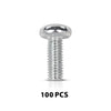 G-PLUS 100 License Plate Screws Compatible with Toyota Honda LX and Some Other Foreign Cars