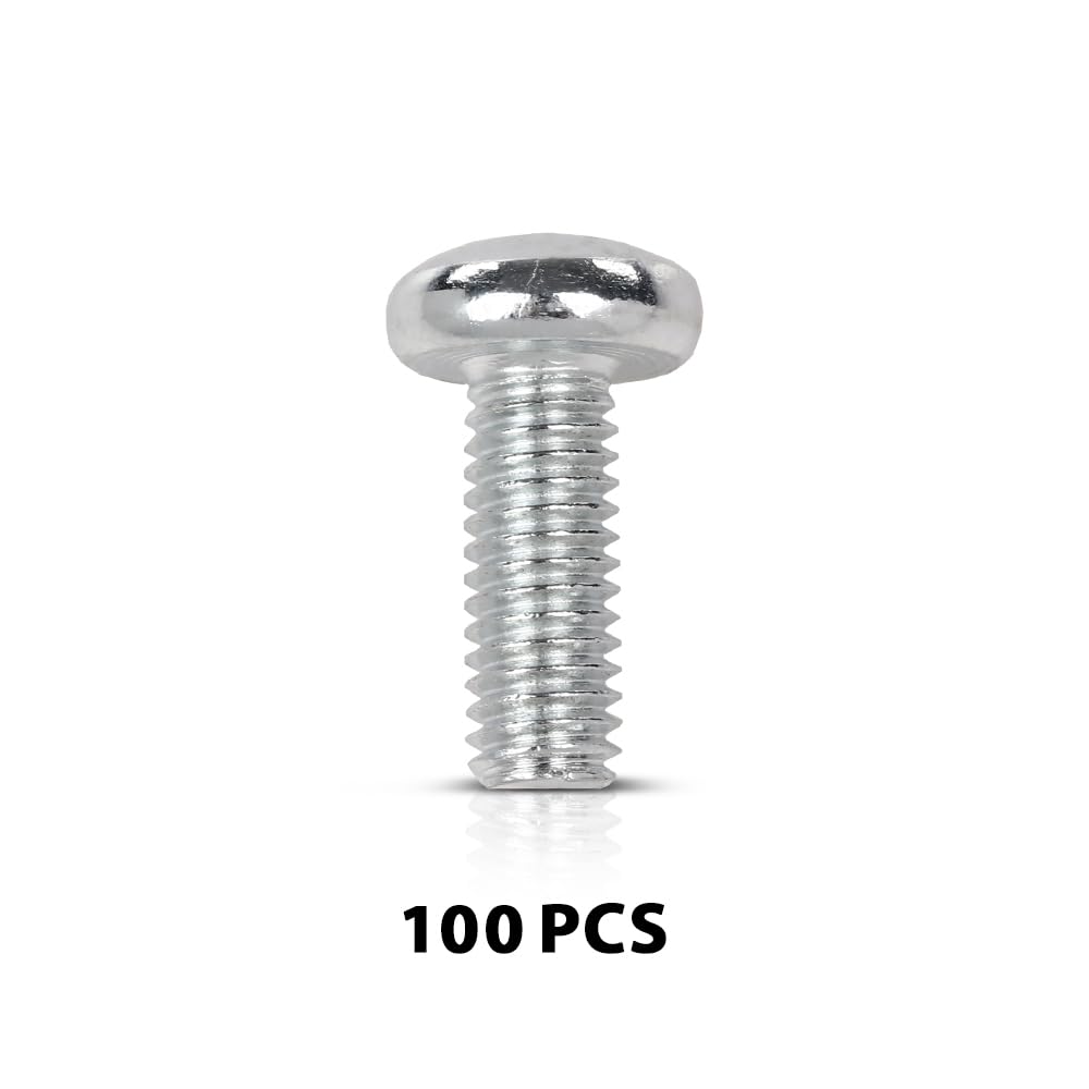 G-PLUS 100 License Plate Screws Compatible with Toyota Honda LX and Some Other Foreign Cars