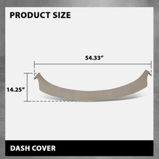 G-PLUS Dash Cover for Chevy Cavalier 1995-2005 TPE Dashboard Beige Product Image