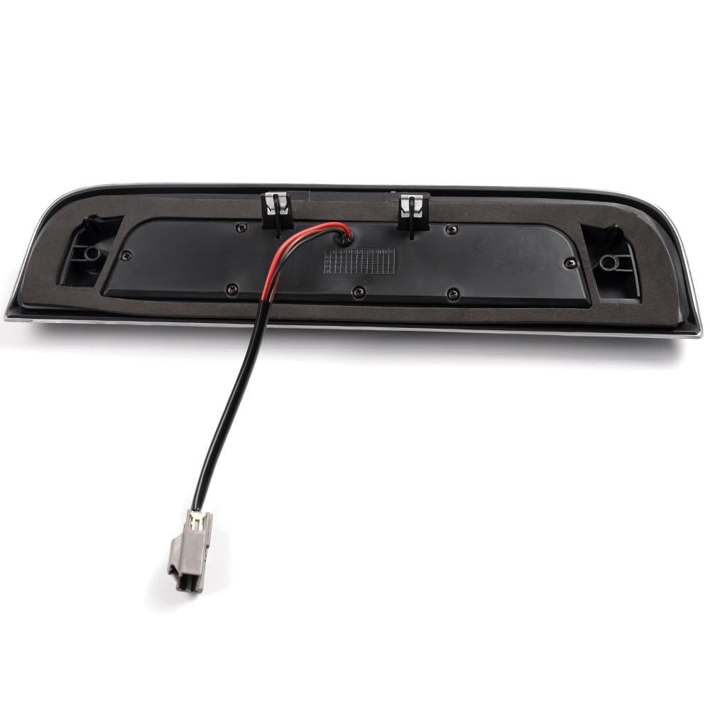 G-PLUS LED Third Brake Light Compatible with Chevy Silverado/GMC Sierra 1500 2500HD 2014-2018, 3rd High Mount Stop Lamps, Clear Lens Black Housing, 23509162 20979071