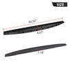 G-PLUS Tailgate Cap Moulding Trim Compatible with 2009-2018 Dodge Ram 1500 2500 3500 Tailgate Protector Cover Replace for 55372052AH (62.32" Length Short Bed)