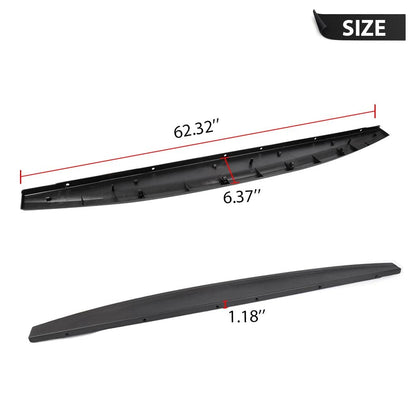 G-PLUS Tailgate Cap Moulding Trim Compatible with 2009-2018 Dodge Ram 1500 2500 3500 Tailgate Protector Cover Replace for 55372052AH (62.32" Length Short Bed)