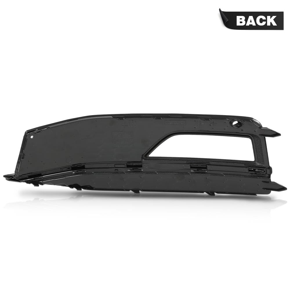 G-PLUS Fog Light Lamp Chrome Cover Bezel Left Side Compatible with Audi A4 S-line S4 2013-2015/ Only fit for S-line bumpers/Not fit Standard bumpers 8K0807681L, 8K0807681N