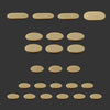G-PLUS Blend Door Foam Fix Set Compatible with 1998-2012 Beetle (Mk4) 1992-2005 Jetta/Golf (Mk3, Mk4) 1993-2005 Jetta (B4, B5, B5.5) Blend Door Foam Fix 23pcs