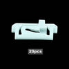 G-PLUS Windshield & Rear Window Trim Molding Clips Compatible with Chevy Monte Carlo Fit Oldsmobile Cutlass Fit Buick Regal 20 Clips Green Nylon 1654047#024 1-3/16" Wide x 9/16" Tall