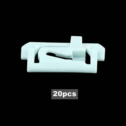 G-PLUS Windshield & Rear Window Trim Molding Clips Compatible with Chevy Monte Carlo Fit Oldsmobile Cutlass Fit Buick Regal 20 Clips Green Nylon 1654047#024 1-3/16" Wide x 9/16" Tall