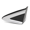 G-PLUS Front Left Side Fender Molding Trim Part Mirror Corner Triangle Trim View Mirror Flag Applique Panel Cover Compatible with Cadillac XTS 2013-2019 22955947 Chrome and Black