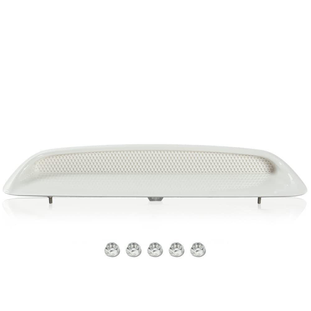 G-PLUS Hood Scoop Kit, Compatible with Toyota Tacoma 2005 2006 2007 2008 2009 2010 2011 Hood Bulge Kit Color Code 040 Super White 7618135050A1