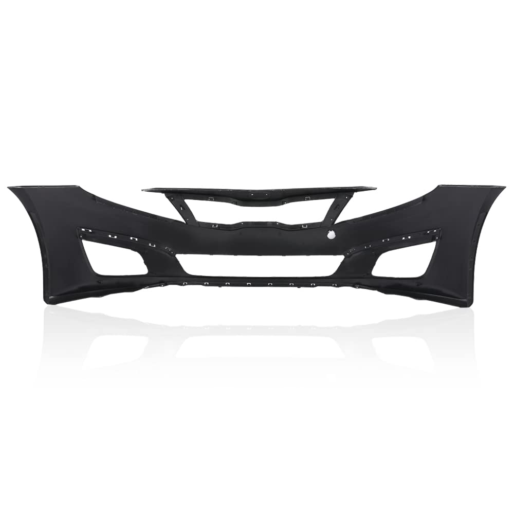 G-PLUS Front Bumper Cover Fascia Compatible with Kia Optima EX LX SXL SX Limited 2014 2015, KI1000169 865112T500, Primed Black