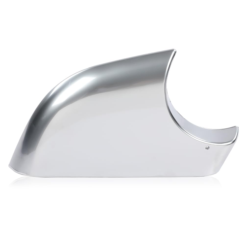 G-PLUS Right Side Rearview Mirror Cover Lower Silver Holder Chrome Compatible With Tesla Model 3 2017-2022 22873006