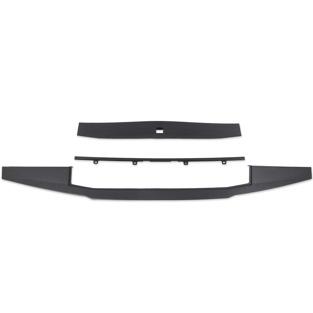 G-PLUS Complete Tailgate Cap Molding Kit 3 PCS Compatible with 2017-2020 Ford Super Duty F250 F350 (for Models with Integrated Tailgate Step ONLY) 324099266144