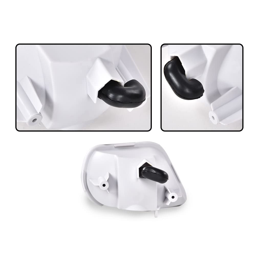 G-PLUS Side Marker Corner Parking Lights Turn Signals Compatible with 1998-2002 Pontiac Firebird Trans Am 10301404 10301405 GM2520177 GM2521177 (White)