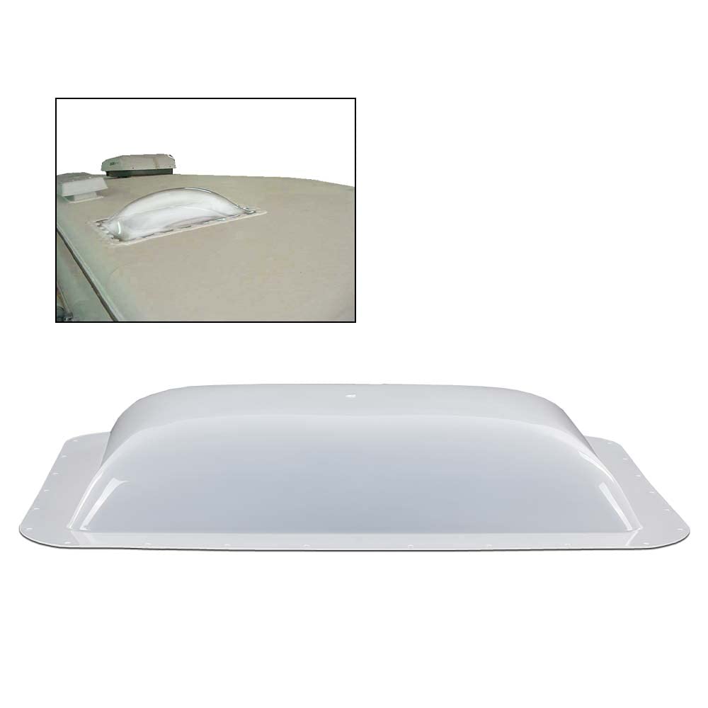 G-PLUS Skylight Cover Exterior Semi-Transparent Camper Skylight Compatible with Most models 17.5" X 26.75" Plastic Cover