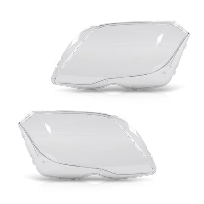 G-PLUS Headlight Lens Cover Compatible with Benz GLK X204 GLK250 GLK280 GLK300 GLK350 2013 2014 2015 Left & Right Front Headlamp Lens Cover Clear