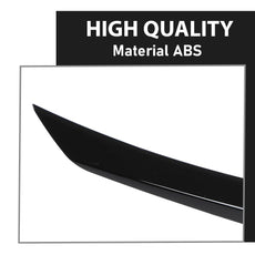 G-PLUS Front Headlight Trim Molding for Toyota Camry SE XSE 2018-2024 Black Product Image
