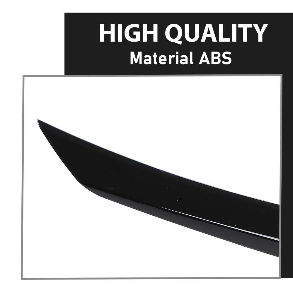 G-PLUS Front Right Headlight Trim Molding, Compatible with Toyota Camry SE XSE 2018-2024, Gloss Black, 5271206100, 5271233030