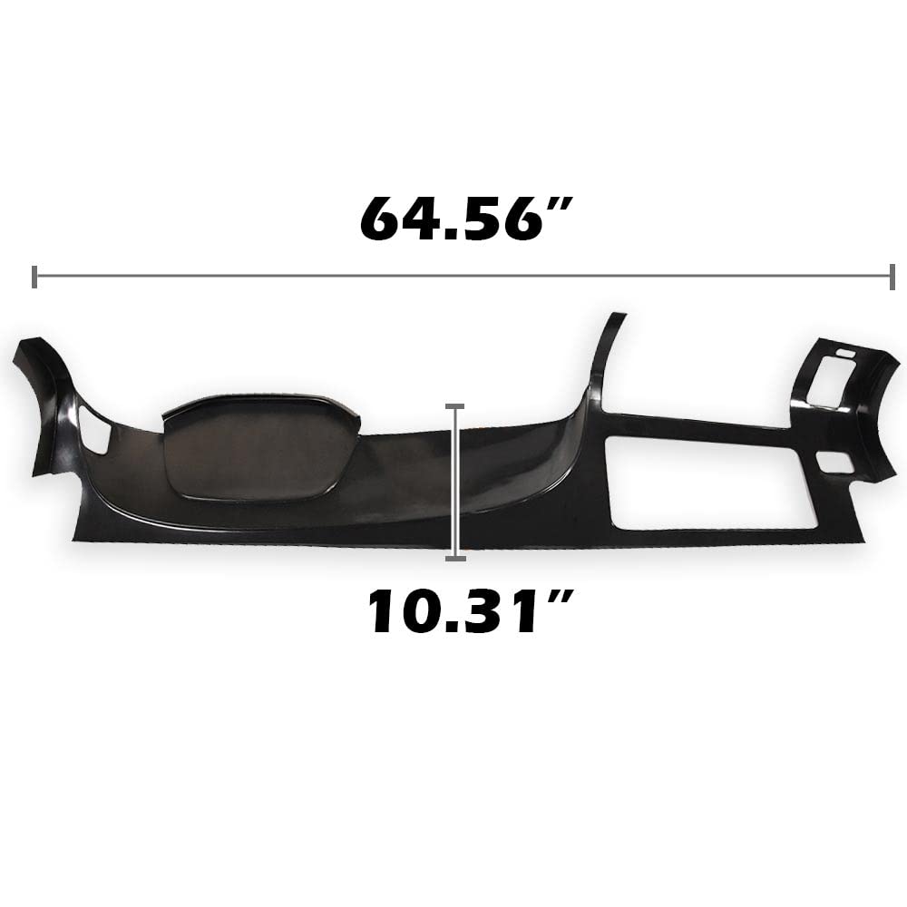 G-PLUS TPE Half Dash Cover Compatible with Chevy Silverado LS/LT/WT 2007-2013, Fit GMC Sierra SL/SLE 2007-2013, Only Covers Front Portion of Dash (NOT Fit LTZ/Denali/SLT Models) Grey