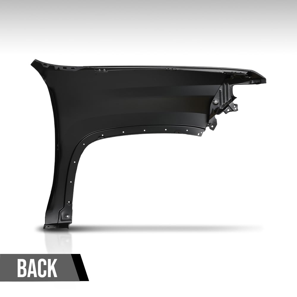 G-PLUS Front Driver Left Side Fender Compatible with Chevy Silverado 2500 HD 3500 HD 2020-2023 84581166, GM1240424 Black