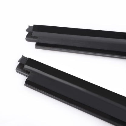 G-PLUS Black Rear Outer Window Sweep Felt Kit Compatible with Chevy Silverado GMC Sierra 1500/2500/3500 2001-2007,Fit Chevy Suburban Avalanche 1500/2500 2002-2006,Fit GMC Yukon 2001-2006 2PCS