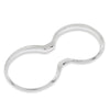 G-PLUS Chrome Cup Holder Trim Cover Frame Decorative Interior Accessories Compatible with Jeep Grand Cherokee 2011-2021