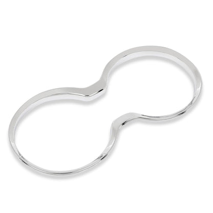G-PLUS Chrome Cup Holder Trim Cover Frame Decorative Interior Accessories Compatible with Jeep Grand Cherokee 2011-2021