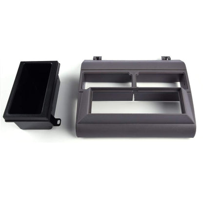 G-PLUS Car Stereo Radio Dash Kit Pocket Bezel Trim W/O Wire Harness Compatible with 1992-1994 Chevy Crew Cab Dually/Full Size Blazer/Suburban Grey