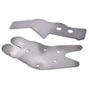 G-PLUS 2 PCS Frame Support Kit Grey, Steering Box Frame Support Bracket Repair, Compatible With 73-87 4WD Chevy/GMC C/K10/K15/K25/K35