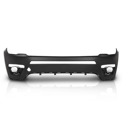 G-PLUS Front Upper Bumper Cover Compatible with Jeep Compass 2017 2018 2019 2020 2021, Fit Models Without Upland Appearance Package, 68351154AA, CH1014124, Black