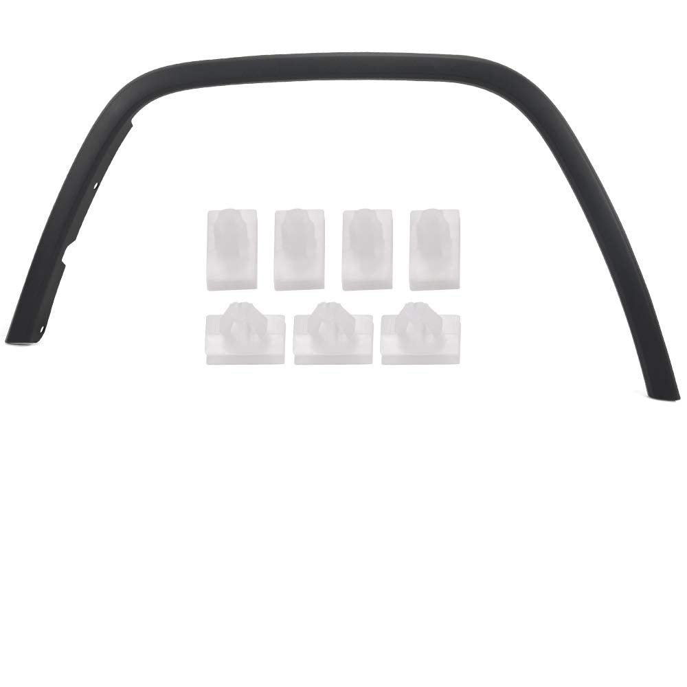 G-PLUS Front Left Fender Flare Fender Trim Compatible with Jeep Grand Cherokee 2011-2016 Wheel Opening Molding Arch Trim Black