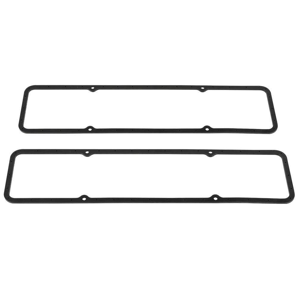 G-PLUS Steel Core Rubber Valve Cover Gaskets Compatible with SBC Chevy 305 327 350 383 400 Engines 7484BOX