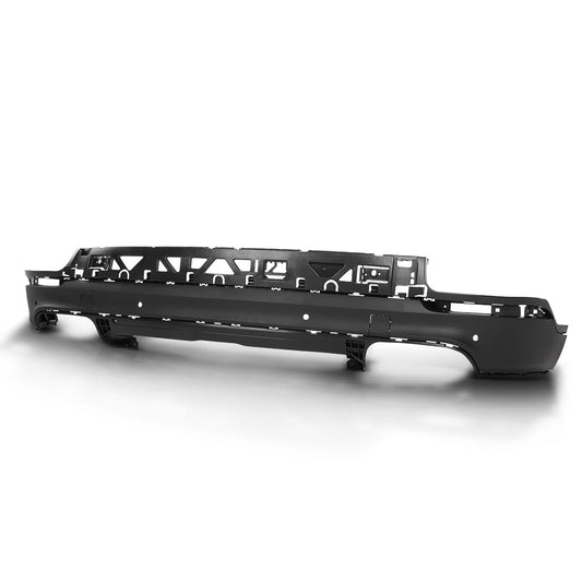 G-PLUS Rear Bumper Spoiler Lower Compatible with Porsche Cayenne 2018-2023 Without Turbo, Without Sport Design Package, with Parking Sensor Cut-Outs 9Y0807543AG2X, 9Y0-807-543-A-G2X Black