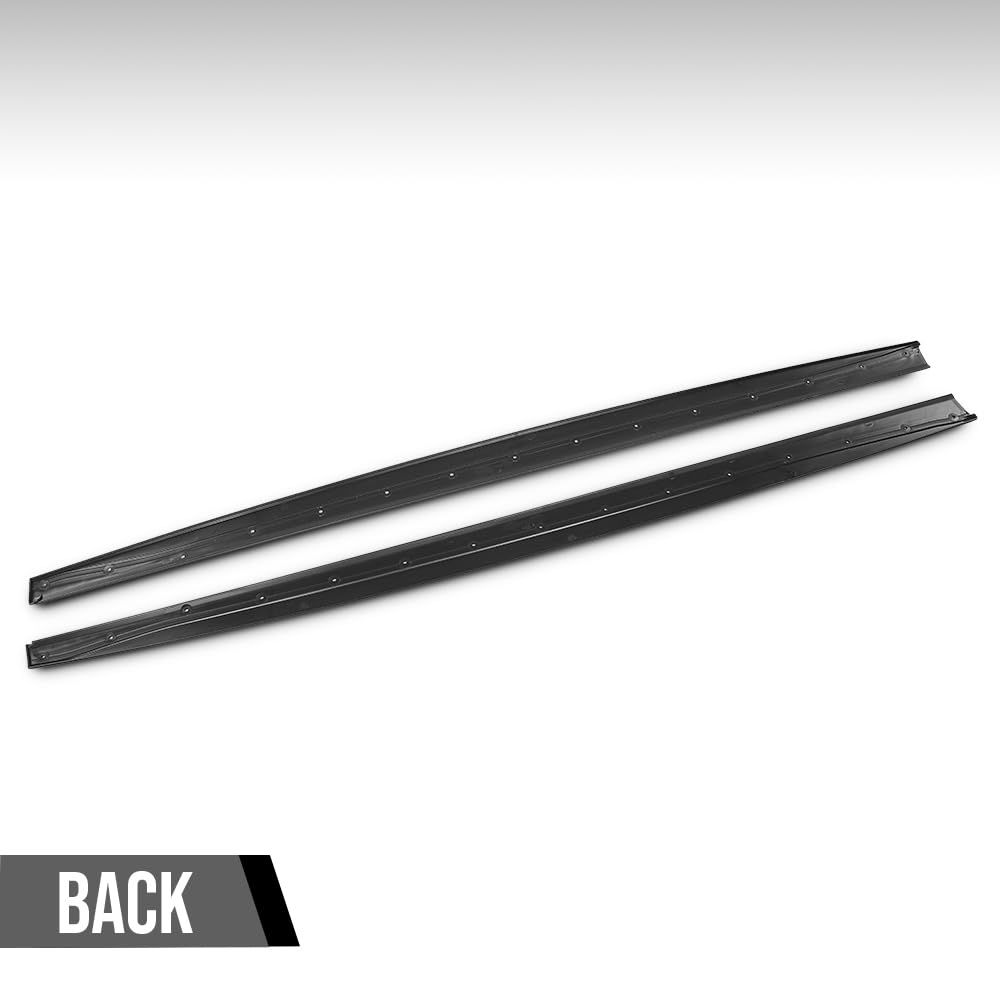 G-PLUS Door Extension Lip Compatible with BMW F32 F33 F36 4 Series M Sport Only 2014 2015 2016 2017 2018 2019 2020 Black