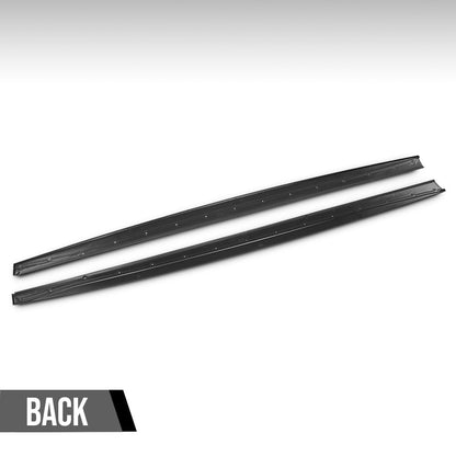 G-PLUS Door Extension Lip Compatible with BMW F32 F33 F36 4 Series M Sport Only 2014 2015 2016 2017 2018 2019 2020 Black