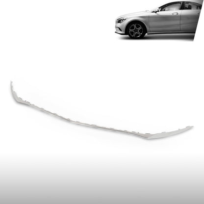G-PLUS Front Bumper Cover Molding Trim Compatible with Benz W117 CLA Class 2016-2019 1178854900, 1178855000 Silver