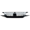 G-PLUS Factory Style Gloss Front Upper Bumper Grille Hood Compatible With CIVIC 16-18 GRILLE （Chrome）