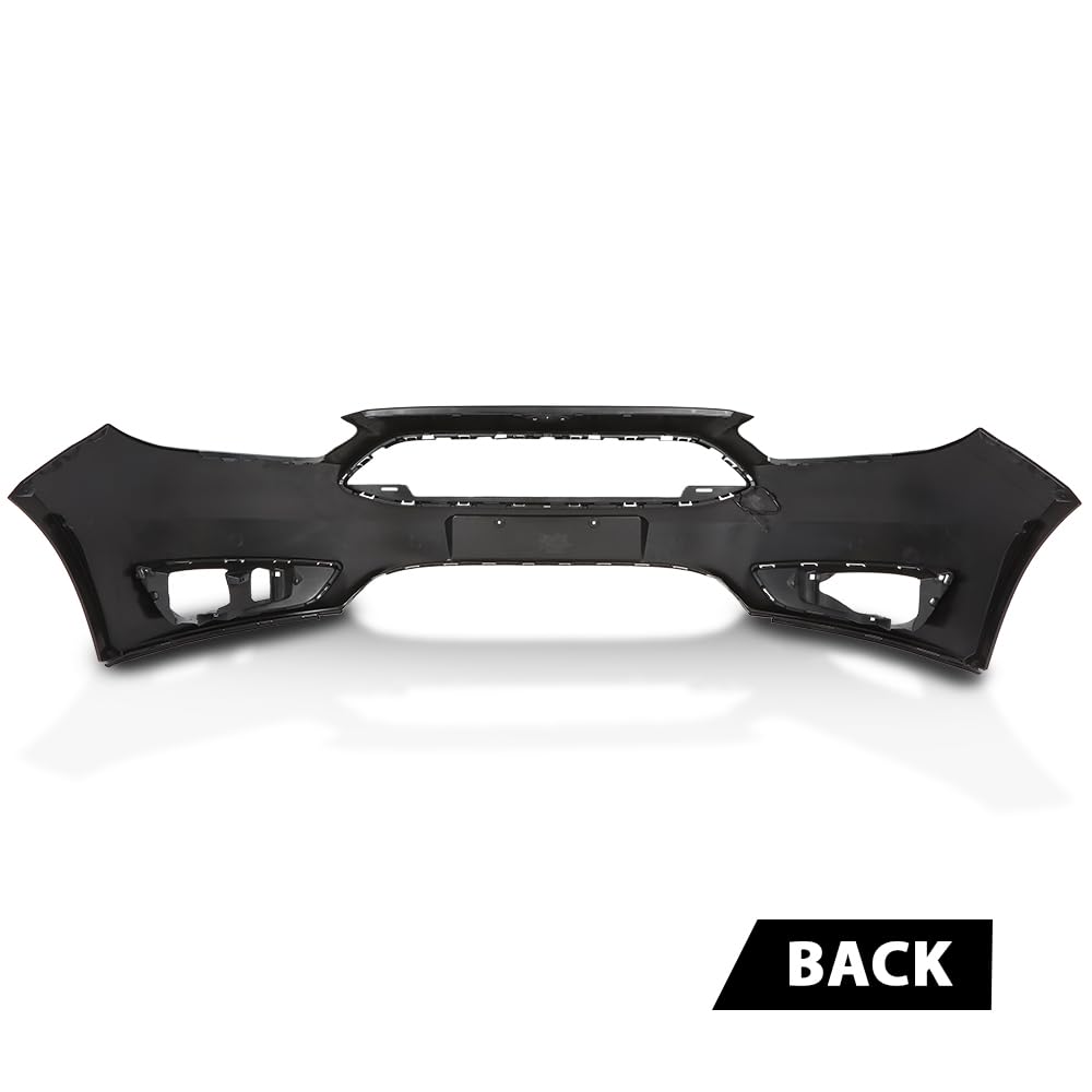 G-PLUS Front Bumper Cover, Compatible with Ford Focus S/SE/SEL 4-Door 2015-2018, FD527664DN, FO1000705