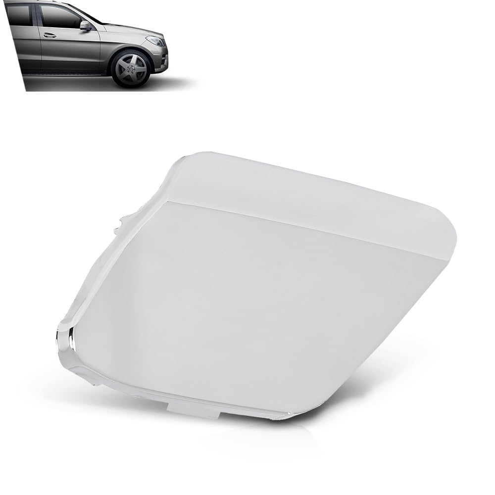 G-PLUS Front Right Side Bumper Tow Hook Eye Cover Compatible with Benz ML400 4Matic 2015 / ML550 4Matic 2013 Fit Benz ML550 Base 2012-2015 1668851223, MB1029126 Silver