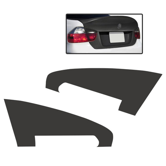 G-PLUS Tail Light Tint Film Compatible with BMW E90 3 Series Sedan 2006-2008 Taillight Vinyl Tint Film Precut Overlay Grey Tail Light Wrap Cover