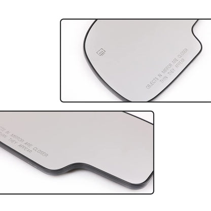 G-PLUS Mirror Glass Power Heated Compatible with Chevy Silverado 1500 1999-2006 /Fit GMC Sierra 1500 1999-2006 / Fit Cadillac Escalade 2002-2006 Driver & Passenger Side Mirror Glass Set